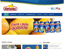 Tablet Screenshot of natulac.com